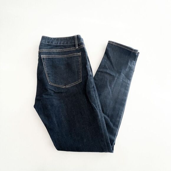 Gap 1969 Womens Low Rise Always Skinny Dark Wash Blue Denim Jeans Size 28 - Picture 3 of 11